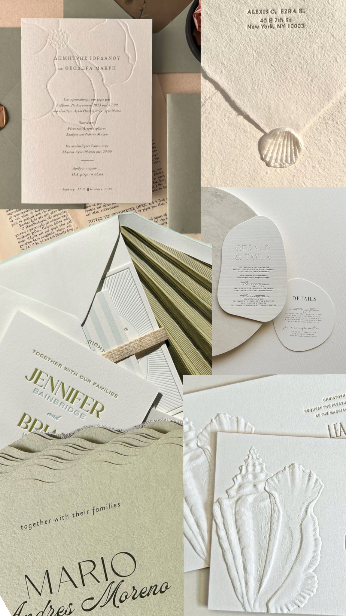 Boda en la playa: cómo tu invitación marca el inicio de la celebración